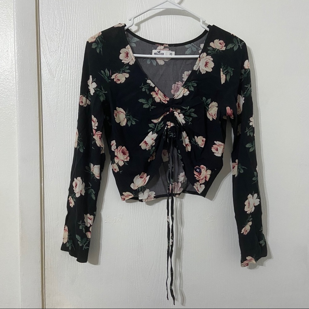 Hollister Floral Crop Top